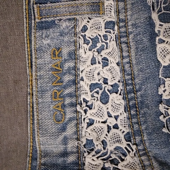 🎄🎄Carmar denim shorts very Unique. - Picture 3 of 5